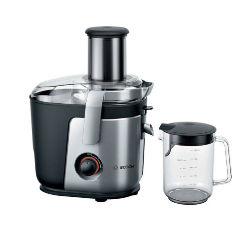 آبمیوه گیری بوش Bosch MES4000 آبمیوه گیری بوش MES4000 دارای تیغه سرامیکی است و با انواع میوه ها و سبزیجات سفت و نرم سازگار است.