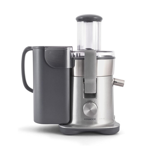 آبمیوه گیری کنوود Kenwood JE850 آبمیوه گیری کنوود JE850 به مخزن آبمیوه با حجم 1.5 لیتر و مخزن تفاله با حجم 3 لیتر مجهز است.