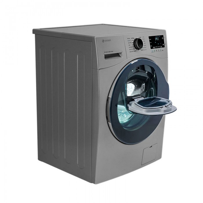ماشین لباسشویی خانگی اسنوا SWM-84608 لباس های شسته شده را به صورت خشک و صاف تحویل می دهد.
