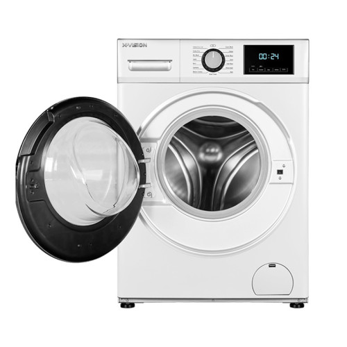 ماشین لباسشویی درب از جلو ایکس ویژن مدل WH94-ASI/AWI ظرفیت 9 کیلوگرم ماشین لباسشویی ایکس ویژن WH94-ASI/AWI یک صفحه نمایش LED دارد که می توانید از طریق آن تنظیمات را انجام دهید.