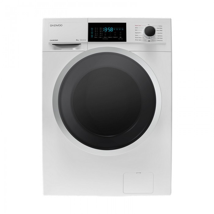 ماشین لباسشویی دوو DWK-8140 یک صفحه نمایش با دکمه های مکانیکی دارد که امکان می دهد تا تنظیمات را مشاهده و اعمال کنید.