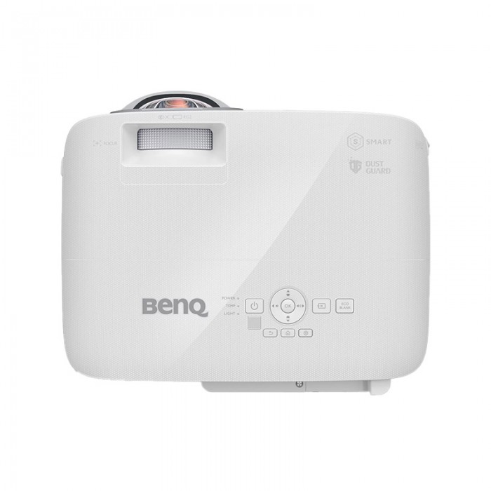ویدئو پروژکتور BENQ EW800ST مجهز به یک بلندگوی داخلی است و قابلیت ارائه تصاویر در ابعاد 70 تا 150 اینچ را دارد.