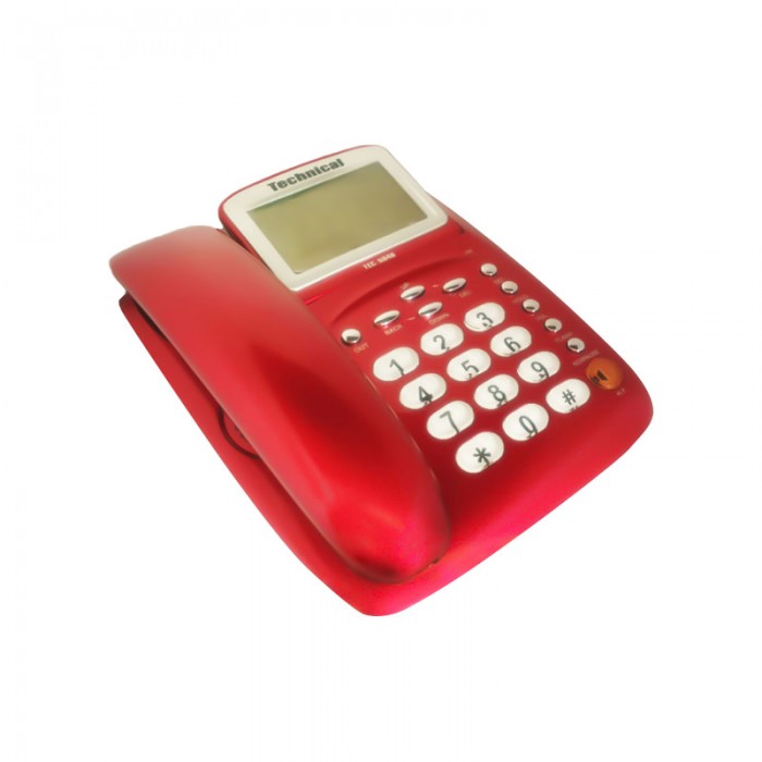 تلفن تکنیکال TEC-5848 امکان انتخاب 16 نوع صدای زنگ دارد و برای استفاده های روزانه در منزل و مغازه مناسب است.