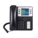 تلفن تحت شبکه گرند استریم GXP2130 دارای صفحه نمایش رنگی، بدنه مشکی و 8 دکمه BLF است