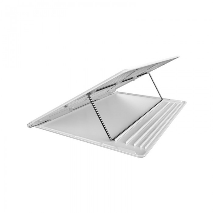 استند لپ تاپ باسئوس مدل mesh portable laptop stand برای لپ تاپ های حداکثر 15.6 اینچی کاربرد دارد.