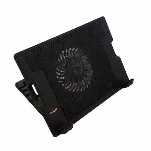 پایه خنک کننده پی نت P NET P-701 خنک کننده لپ تاپ پی نت مدل P 701 دارای ظاهری ارگونومیک است و قابلیت تنظیم ارتفاع در 4 حالت و زاویه مختلف را دارد.
