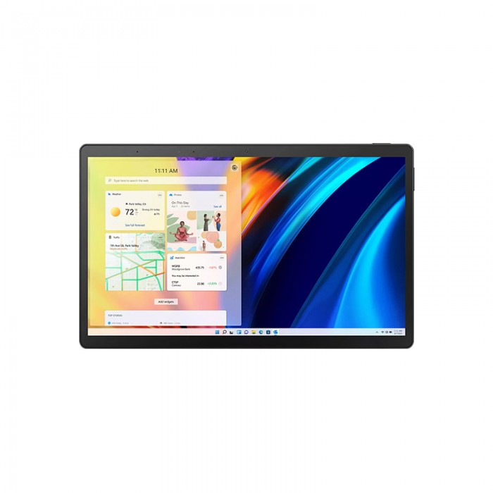 لپ تاپ 13.3 اینچ ایسوس T3300KA-LQ029W قابل تبدیل به تبلت است و قاب اطراف صفحه نمایش آن مشکی است