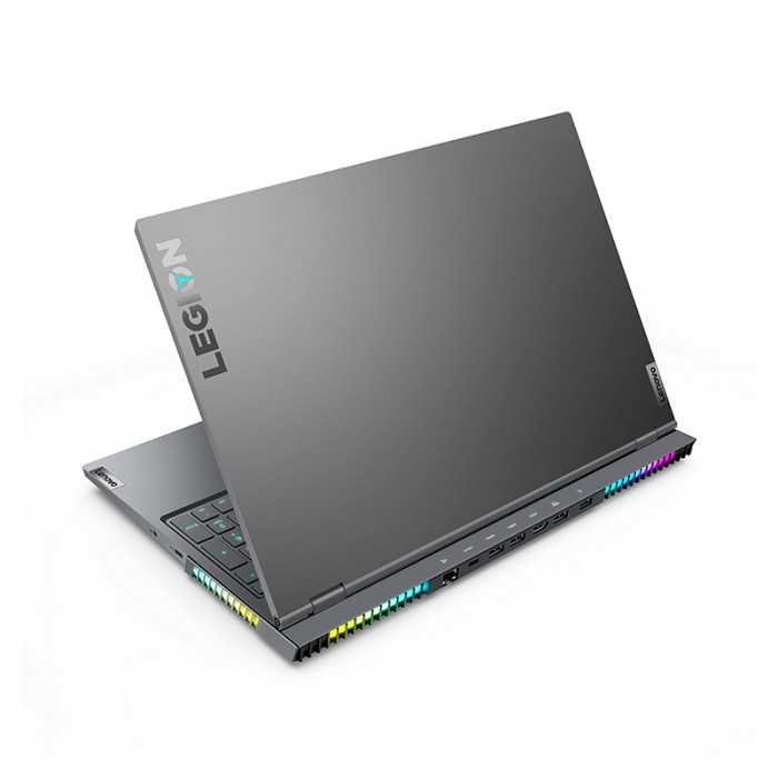 لپ تاپ گیمینگ لنوو Legion 7 Core i9-11980HK RTX 3080 32GB 1TB-SSD صفحه نمایشی از نوع IPS LCD دارد و به چند نوار LED مجهز است.