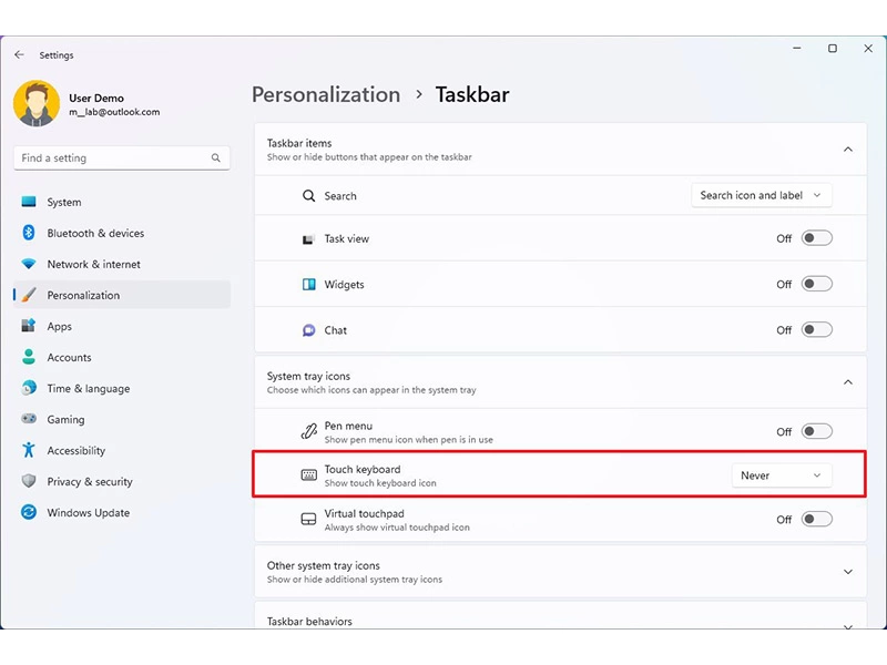 نحوع تغییر تنظیمات Task Bar ویندوز 11 (بخش دوم) نحوع تغییر تنظیمات Task Bar ویندوز 11 (بخش دوم)