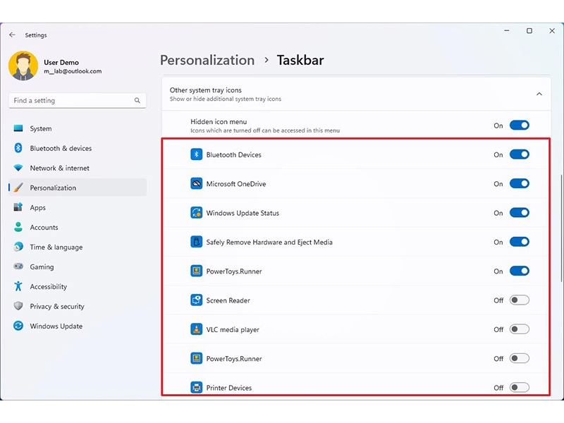 نحوع تغییر تنظیمات Task Bar ویندوز 11 (بخش دوم) نحوع تغییر تنظیمات Task Bar ویندوز 11 (بخش دوم)