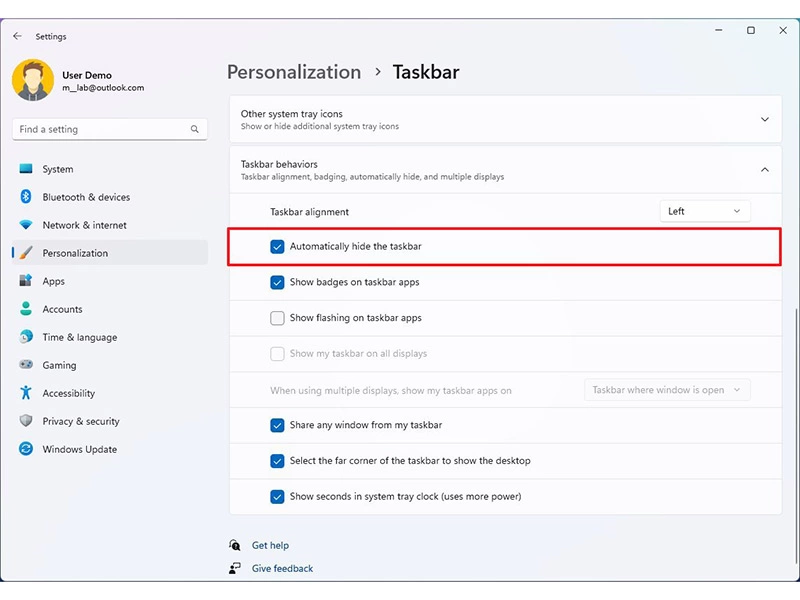 نحوع تغییر تنظیمات Task Bar ویندوز 11 (بخش دوم) نحوع تغییر تنظیمات Task Bar ویندوز 11 (بخش دوم)