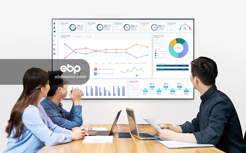 مانیتور صنعتی 55 اینچ سامسونگ مدل QM55C