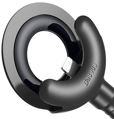 قابلیت و مشخصات هولدر موبایل باسئوس O-type Car Mount Cable
