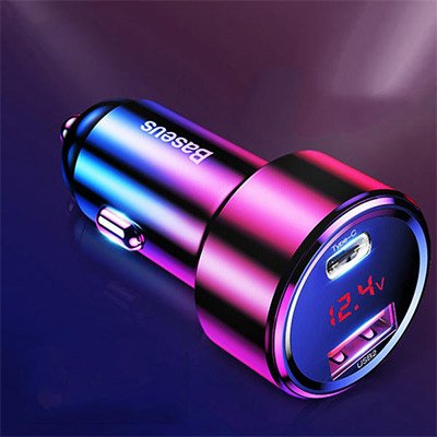 مشخصات و کارایی شارژر فندکی ماشین باسئوس BS-C20C