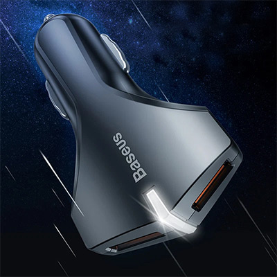 مشخصات و کارایی شارژر فندکی ماشین باسئوس Fast Rocket