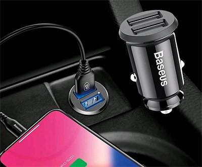 شارژر فندکی باسئوس Baseus Grain-ML01