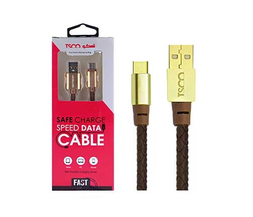 کابل تبدیل USB به Type-C تسکو TSCO TC 96 طول 1 متر