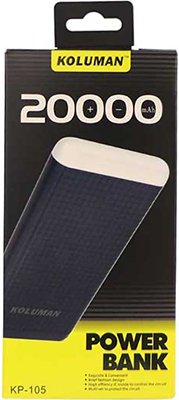 پاوربانک کلومن Koluman KP-105 با ظرفیت 20000 میلی آمپر