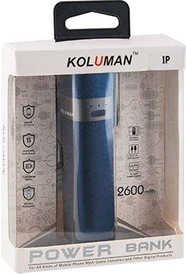 پاوربانک کلومن Koluman KP-170 با ظرفیت 2600 میلی آمپر