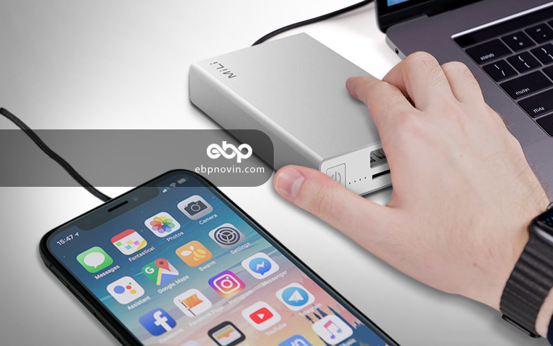 پاوربانک میلی MiLi Power Data 1 HB-T60 با ظرفیت 6000 میلی آمپر