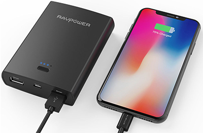 پاوربانک راوپاور RAVPower RP-PB071 با ظرفیت 10400 میلی آمپر