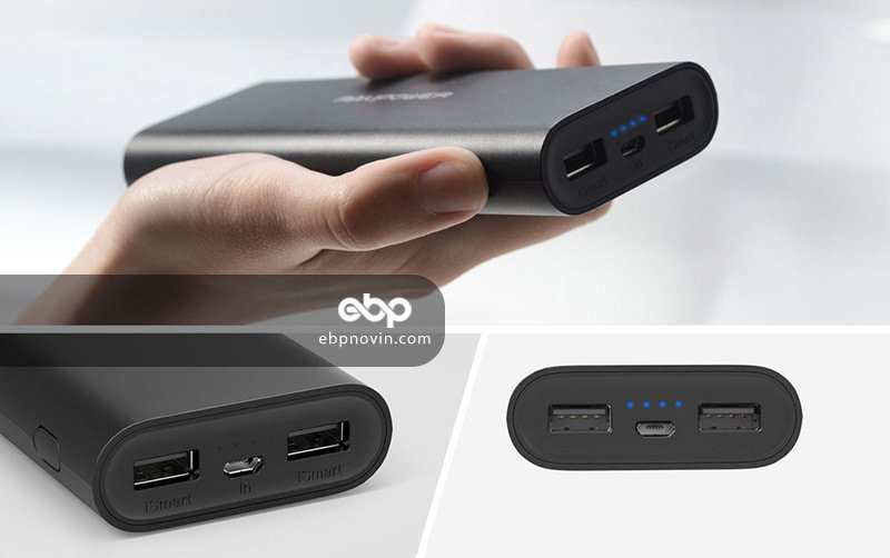 پاوربانک راوپاور RAVpower RP-PB010 با ظرفیت 16750 میلی آمپر