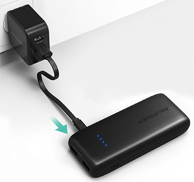 پاوربانک راوپاور RAVpower RP-PB065 با ظرفیت 12000 میلی آمپر