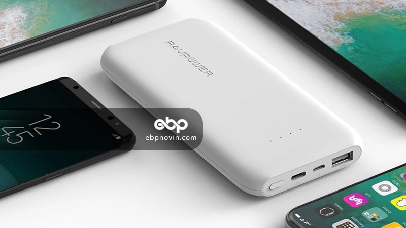 پاوربانک راوپاور RAVpower RP-PB078 با ظرفیت 10000 میلی آمپر