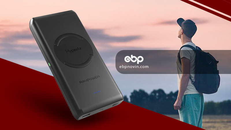 پاوربانک راوپاور RAVpower RP-PB080 با ظرفیت 10400 میلی آمپر