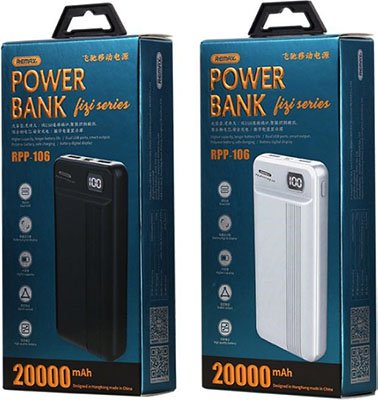 مشخصات و امکانات شارژر همراه ریمکس RPP-106