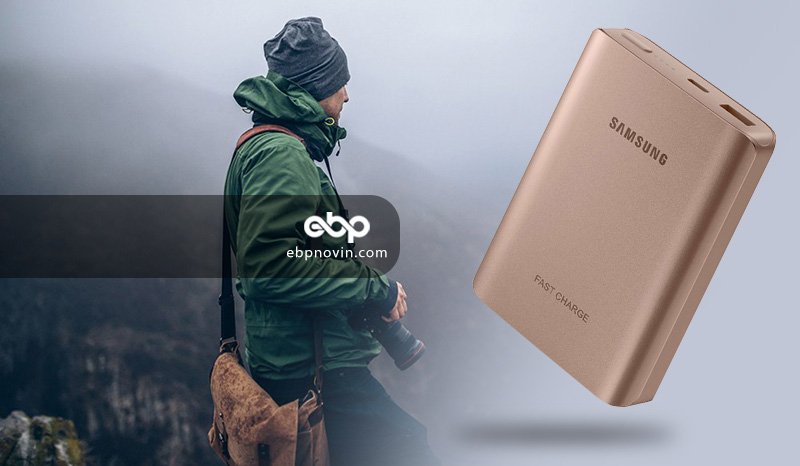 پاوربانک سامسونگ Samsung Fast Charging Battery pack Type-C با ظرفیت 10200 میلی آمپر
