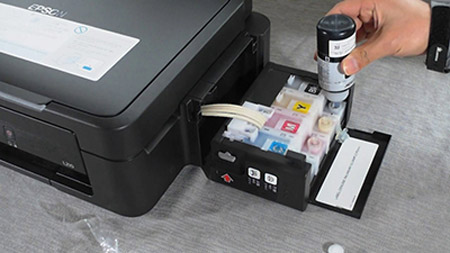 کارتریج و مواد مصرفی پرینتر جوهر افشان رنگی Epson L210