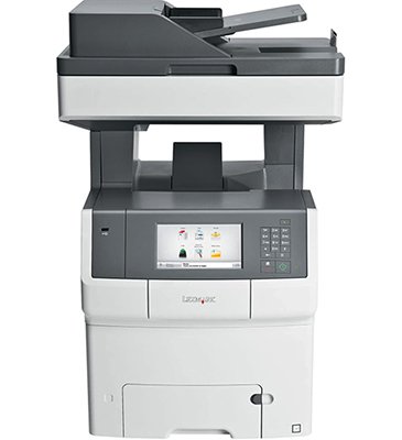 قابلیت ها و مشخصات فنی پرینتر چهار کاره لکسمارک X748dte