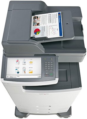 قابلیت ها و مشخصات فنی پرینتر چهار کاره لکسمارک X792dtfe