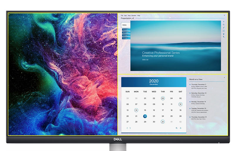 مانیتور Dell S2721Q – کیفیت عالی در نمایش رنگ و پخش صدا