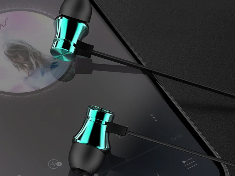 هدفون تایپ سی TITACUTE Wired Earbuds – دارای قابلیت حذف نویز