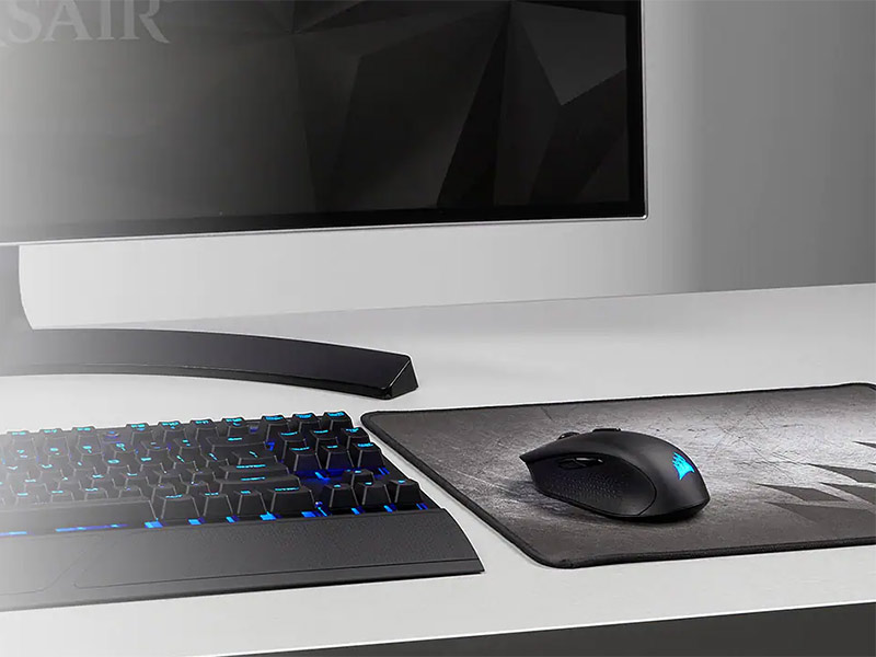 ماوس گیمینگ بی سیم مدل HARPOON RGB با حسگر اپتیکال و قابلیت اتصال به 2 روش مختلف