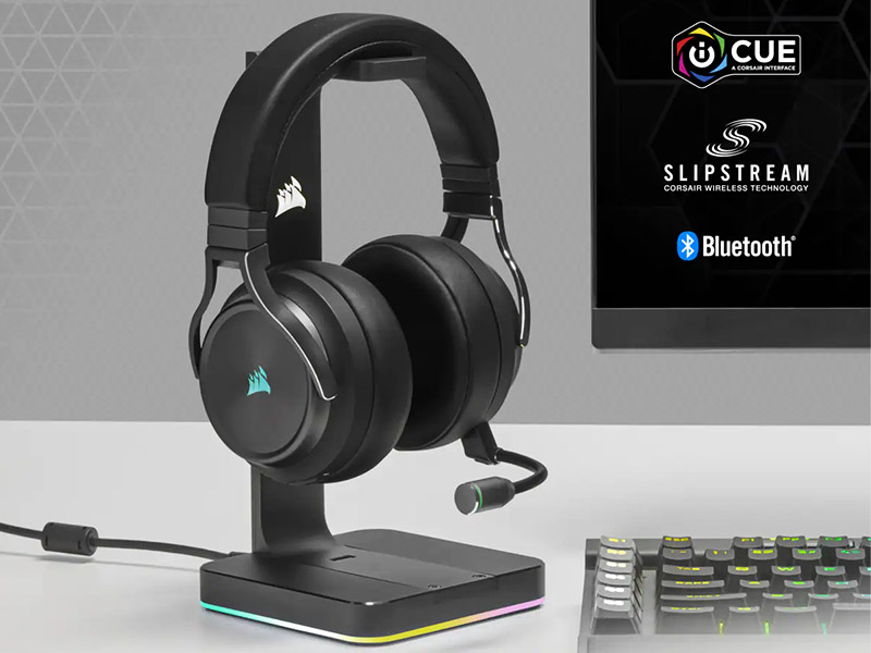 هدست گیمینگ Virtuoso RGB Wireless XT High-Fidelity Slate، از بهترین های کورسیر!