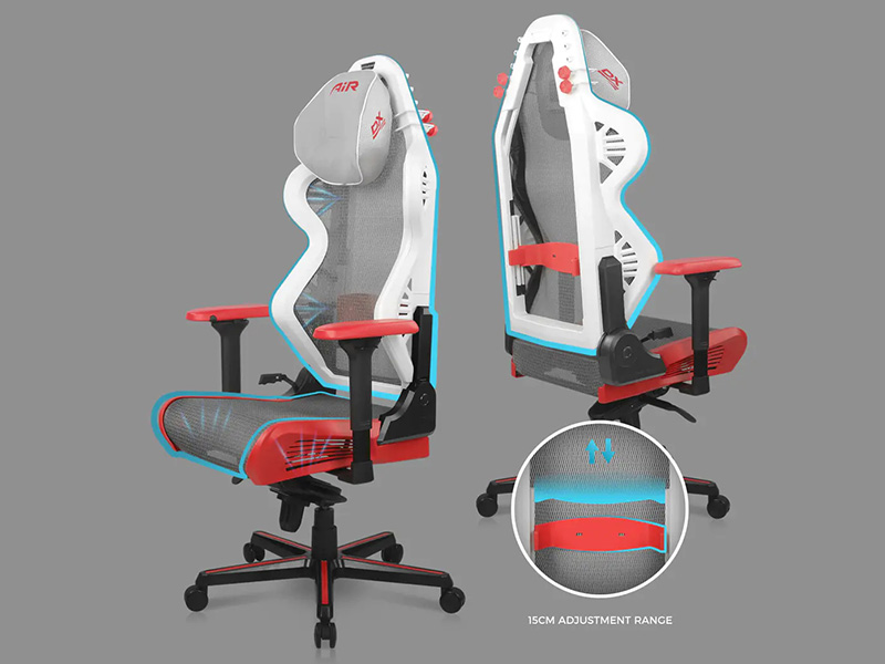 طراحی صندلی گیمینگ DXRacer Air Series OH/D7200/WR.N!