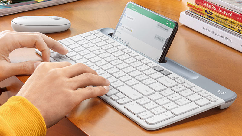 کیبورد وایرلس لاجیتک K580 – ساخته شده برای سیستم عامل کروم