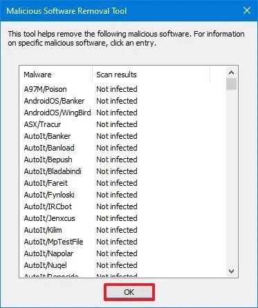 چگونه از Malicious Software Removal Tool بر روی ویندوز 10 استفاده کنیم؟