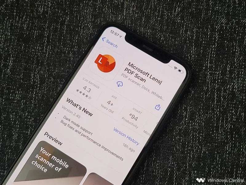 امکان اسکن 100 صفحه برای ساخت PDF در اپلیکیشن Microsoft Lens بر روی iOS فعال شد