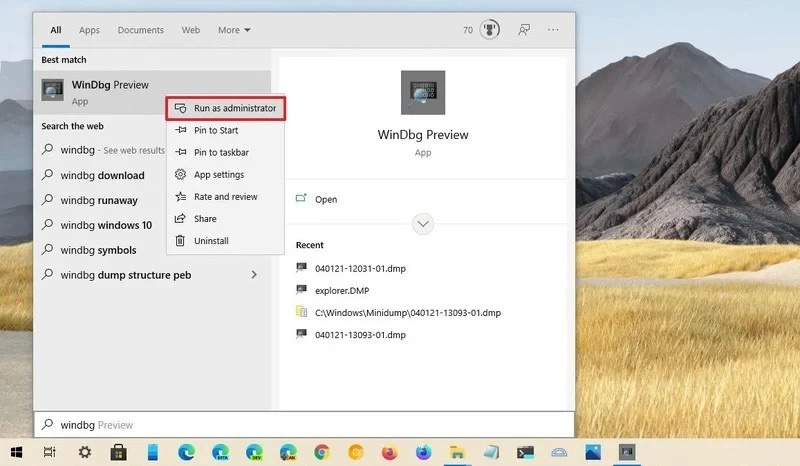 مراحل آنالیز فایل dump