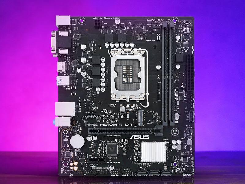 بهره مندی از تمام توان پردازنده های نسل 12 با مادربرد PRIME H610M-R D4 ایسوس!