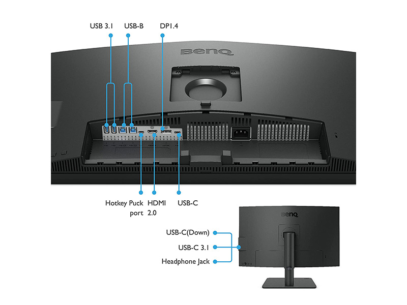 بنکیو مانیتورهای 4K جدید سری DesignVue خود را با مدل های PD2705U و PD3205U معرفی کرد