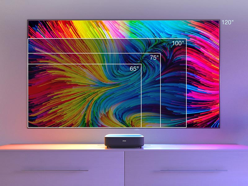 سیستم صوتی یاماها و اندروید تی وی در پروژکتور EpiqVision Ultra LS300