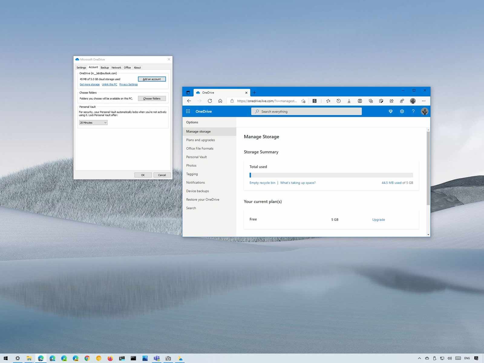 چگونه فضای ذخیره سازی OneDrive را مدیریت کنیم؟