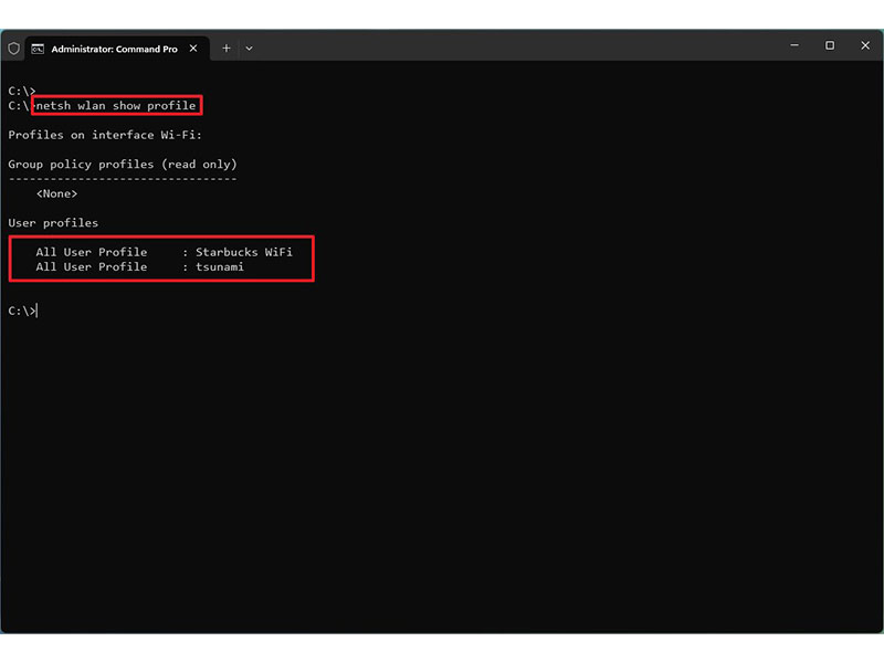 نحوه متصل شدن به وای فای در ویندوز 11 از طریق Command Prompt