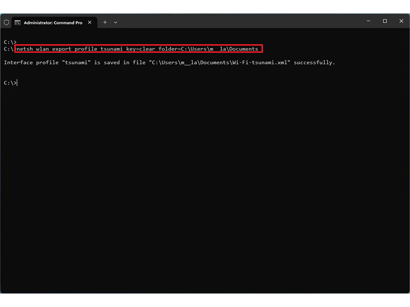 نحوه متصل شدن به وای فای در ویندوز 11 از طریق Command Prompt