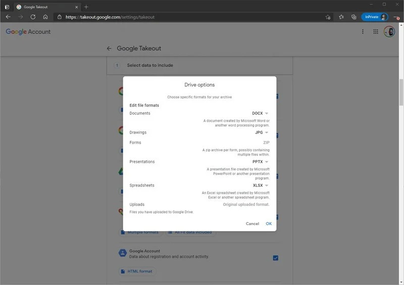 آموزش دانلود اطلاعات حجیم از گوگل درایو با استفاده از سرویس Google Takeout